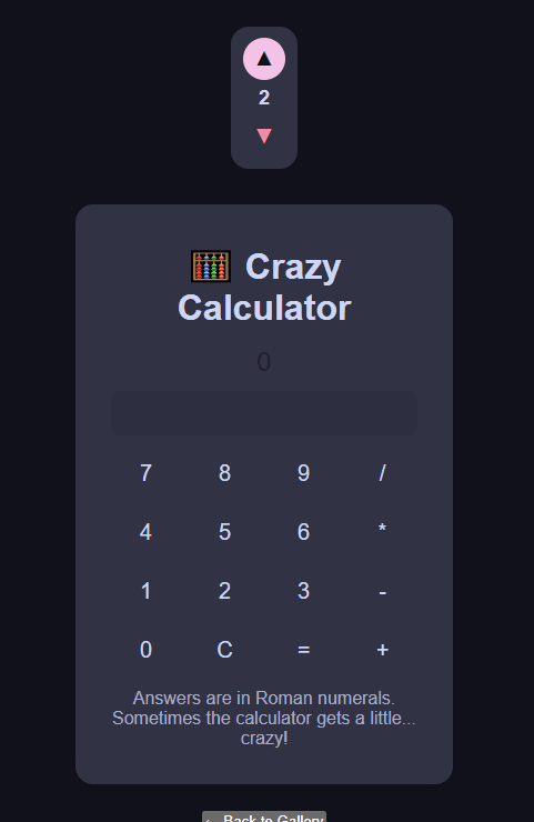 Crazy Calculator