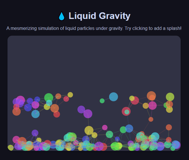 Liquid Gravity